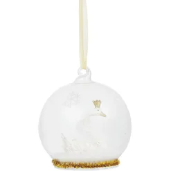 Boule déco de Noël cygne Ø8 cm-Gifi Clearance