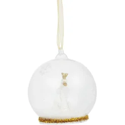 Boule déco de Noël cygne Ø8 cm-Gifi Clearance