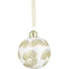 Boule déco de Noël soleil doré Ø8 cm-Gifi Clearance