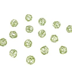 Boule déco verte x15-Gifi Clearance