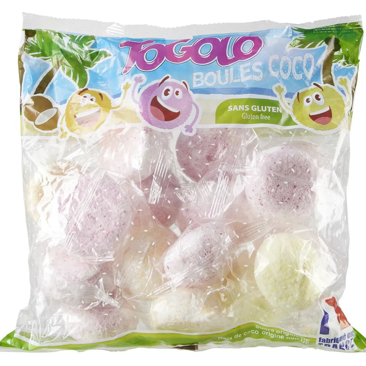 Boule de coco Togolo bonbon sans gluten-Gifi Clearance