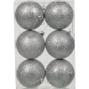 Boule de Noel X6 argent-Gifi Clearance