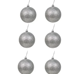 Boule de Noel X6 argent-Gifi Clearance