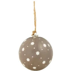 Boule de Noël à fleurs-Gifi Discount