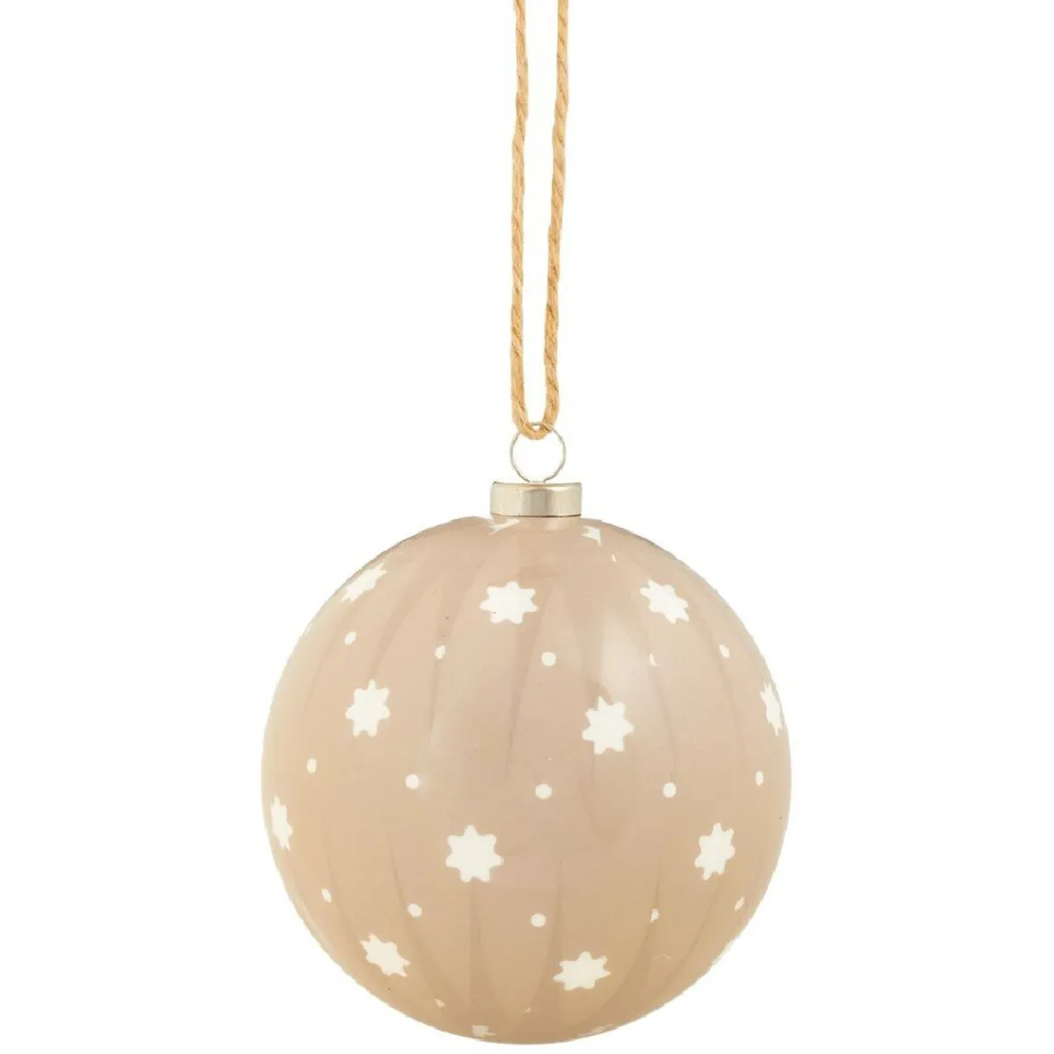 Boule de Noël à fleurs-Gifi Discount