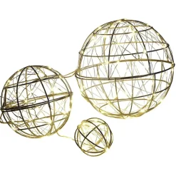 Boule de Noël 100 LED blanc chaud x3-Gifi Discount