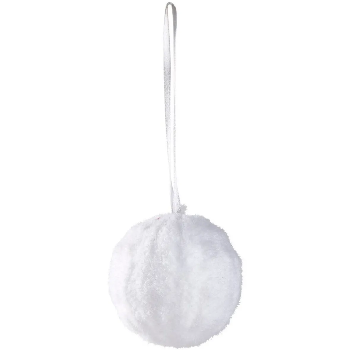 Boule de Noël à suspendre blanche-Gifi Online