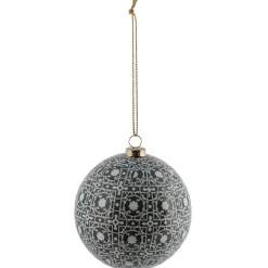 Boule de Noël à suspendre motif carreau ciment-Gifi Sale