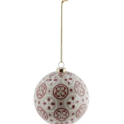 Boule de Noël à suspendre motif carreau ciment-Gifi Sale