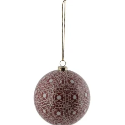Boule de Noël à suspendre motif carreau ciment-Gifi Sale