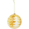 Boule de Noël ambré déco sapin Ø8 cm-Gifi Outlet