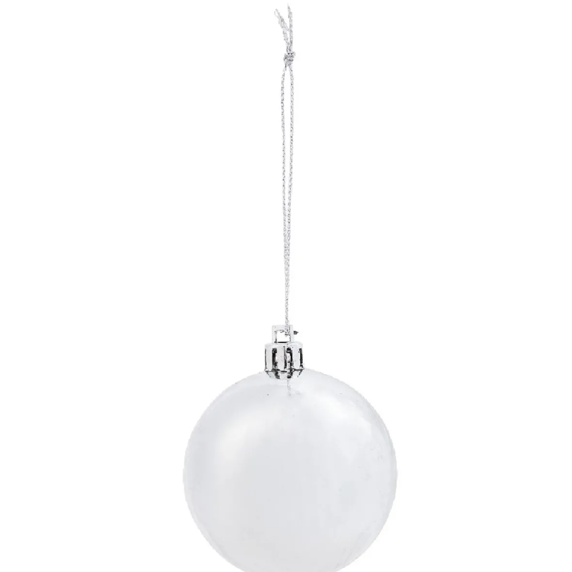 Boule de Noël argentée brillante et mate x10-Gifi Hot