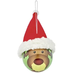 Boule de Noël avec bonnet rouge-Gifi Best
