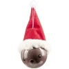 Boule de Noël avec bonnet Ø7,5xH15cm-Gifi Hot