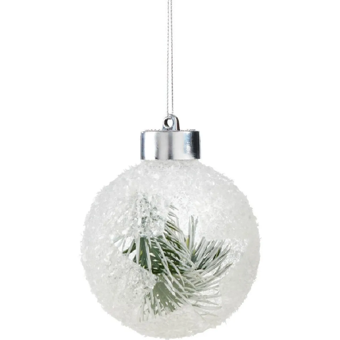 Boule de Noël avec branche à l’intérieur-Gifi New