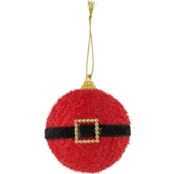 Boule de Noël avec ceinture pailletée-Gifi