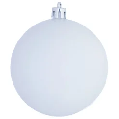 Boule de Noël blanc rose mat brillant x8-Gifi Outlet
