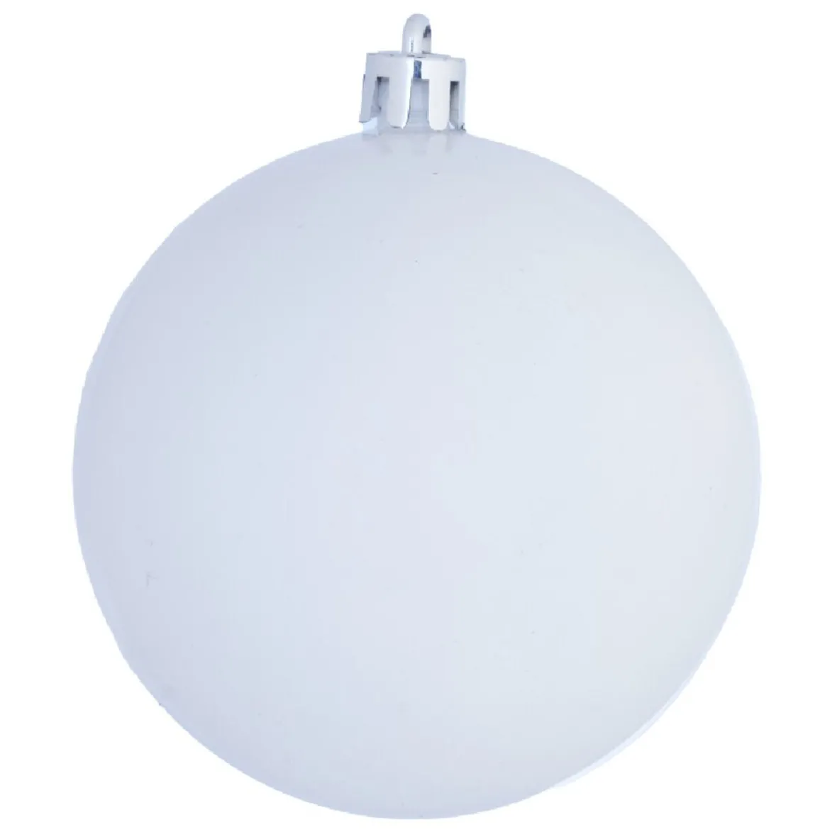 Boule de Noël blanc rose mat brillant x8-Gifi Outlet