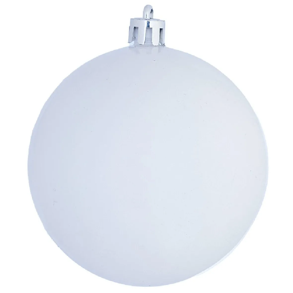 Boule de Noël blanc rose mat brillant x8-Gifi Outlet