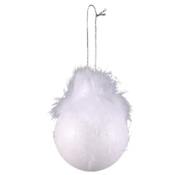 Boule de Noël blanche-Gifi Clearance