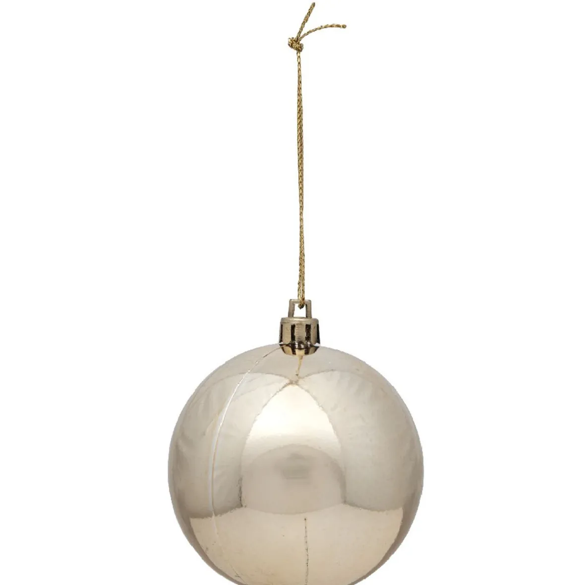 Boule de Noël blanche et dorée x 50-Gifi