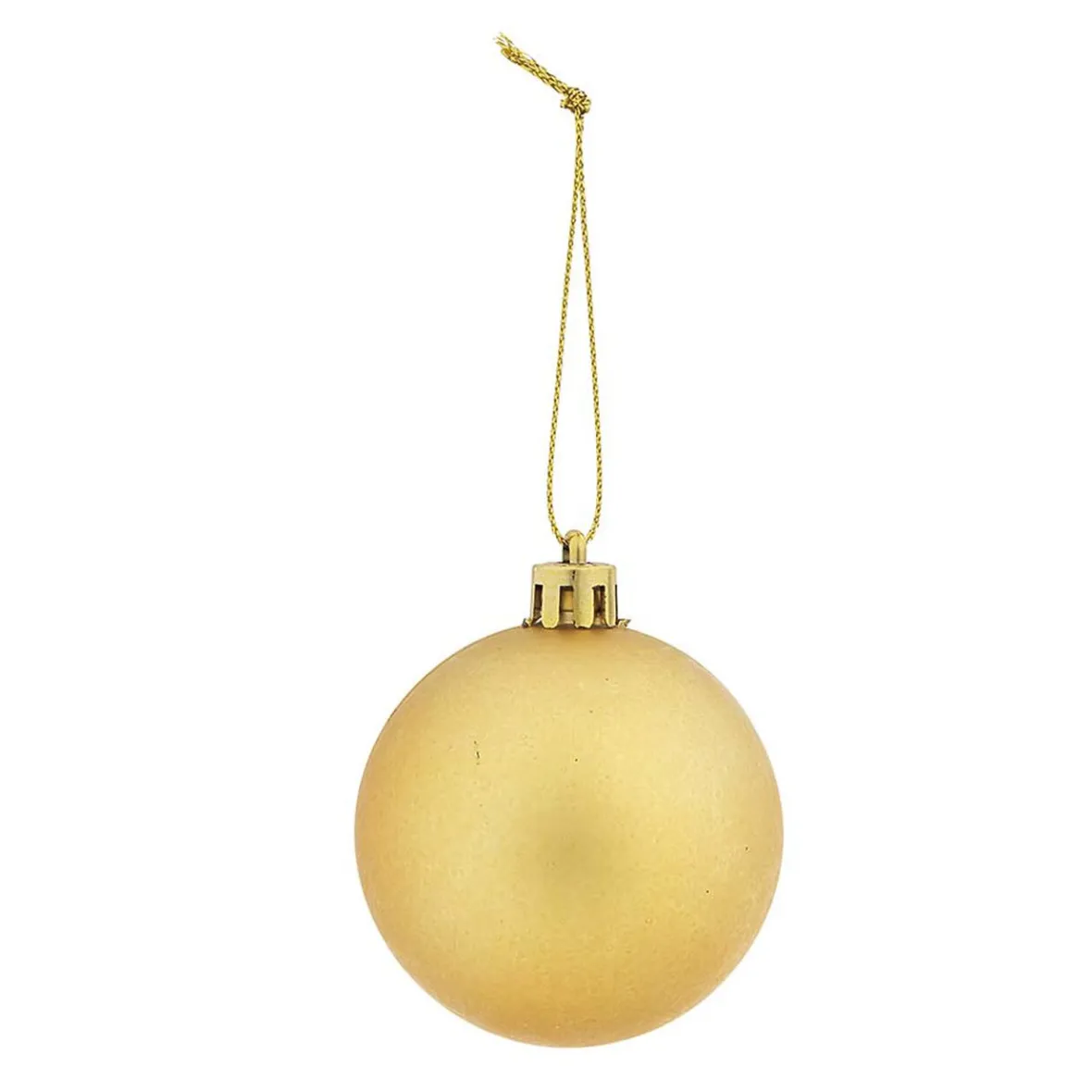 Boule de Noël blanche et dorée x 32-Gifi