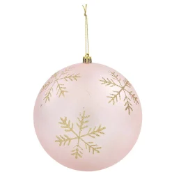 Boule de Noël blanche et dorée x 32-Gifi