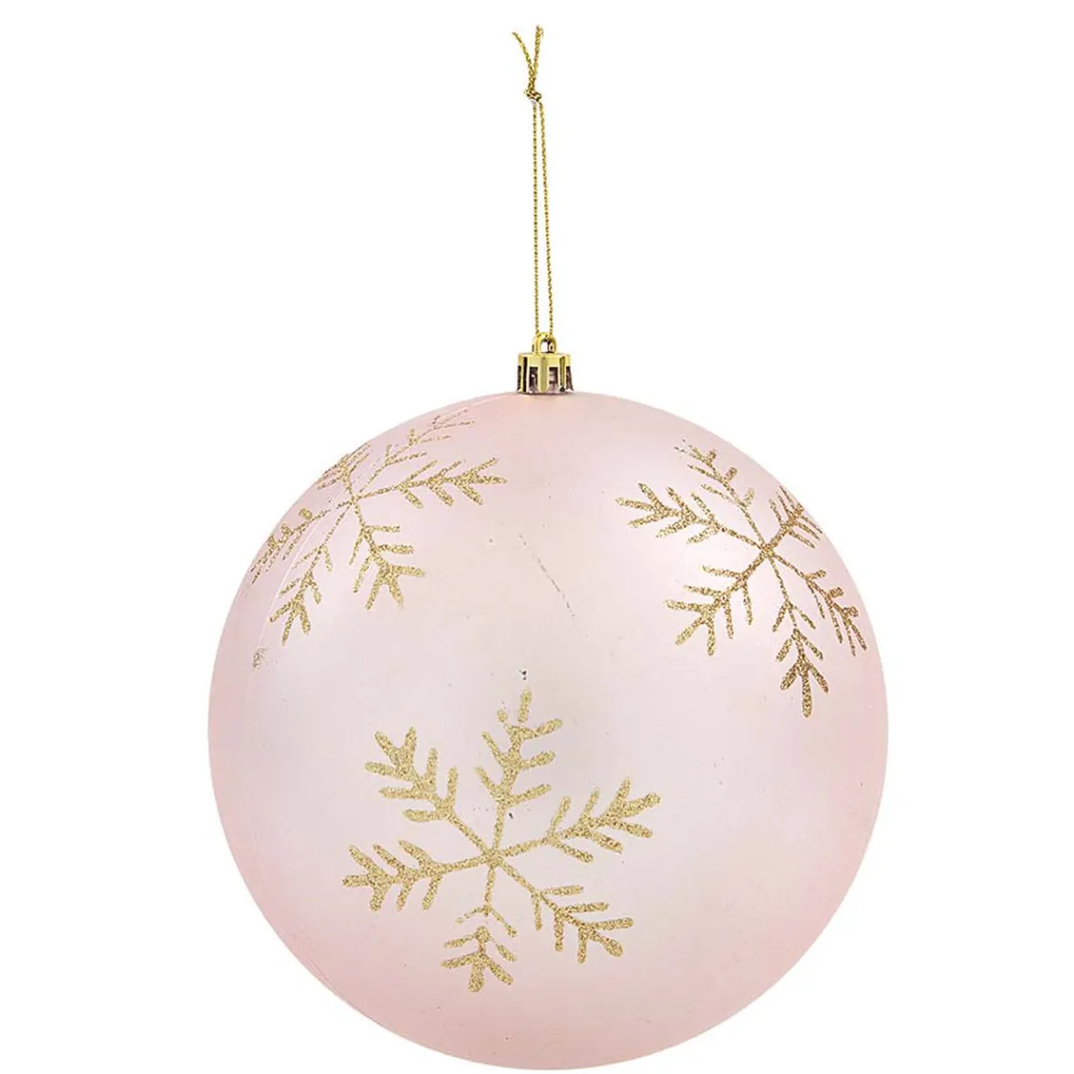 Boule de Noël blanche et dorée x 32-Gifi