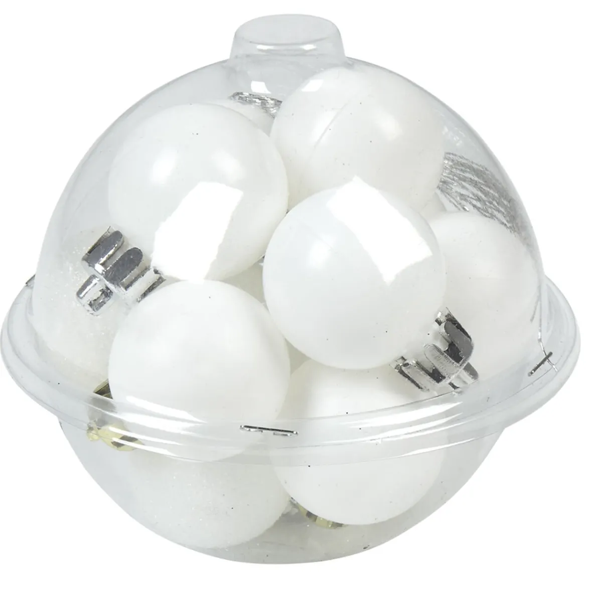 Boule de Noël blanche x12-Gifi