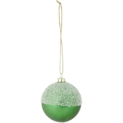 Boule de Noël Ø6cm effet givré - 3 modèles-Gifi Discount