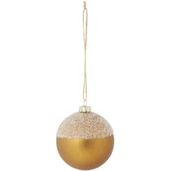 Boule de Noël Ø6cm effet givré - 3 modèles-Gifi Discount