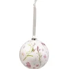 Boule de Noël design floral Ø8cm-Gifi Outlet