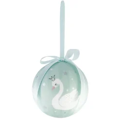 Boule de Noël design Noël poudré-Gifi Discount