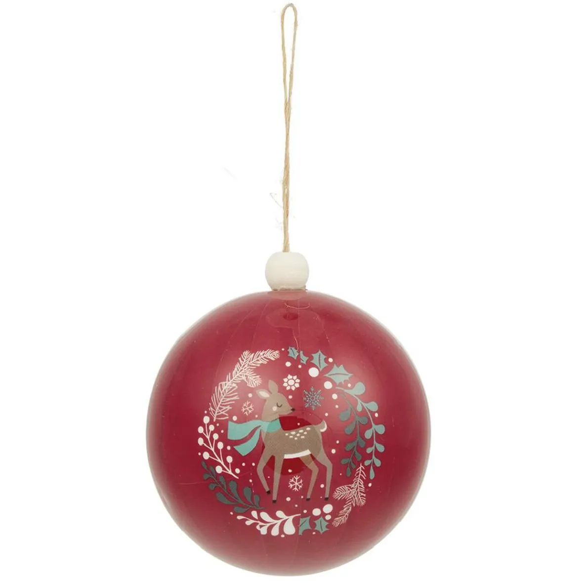Boule de Noël design tradition Ø8 cm-Gifi Hot
