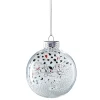 Boule de Noël Disney 101 Dalmatiens fausse neige blanc noir rouge-Gifi Outlet