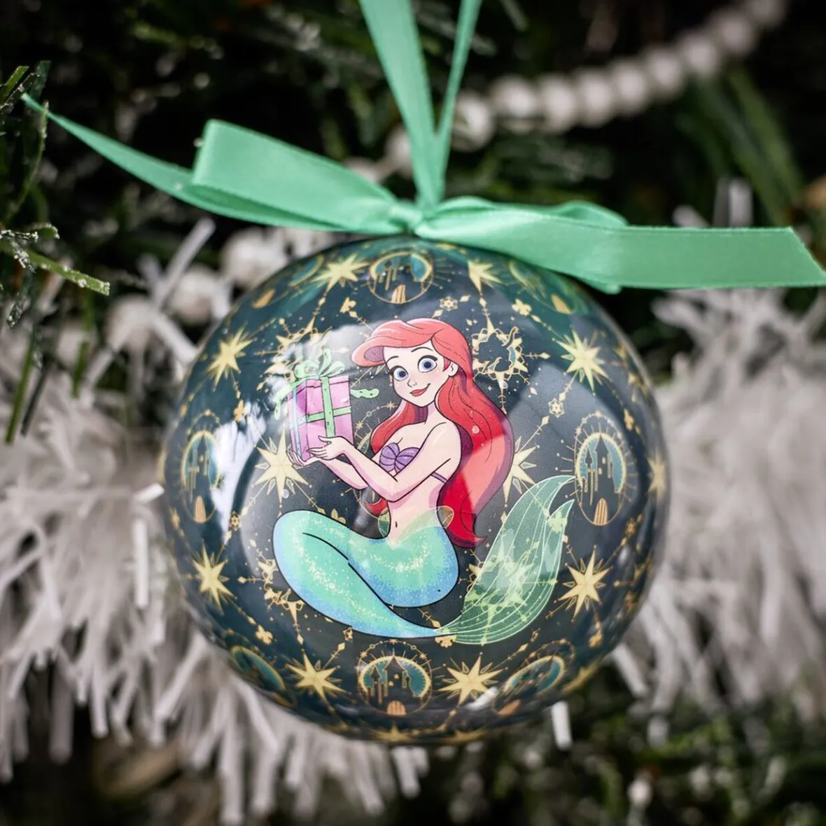 Boule de Noël Disney Ariel La petite sirène Ø7,5cm-Gifi Sale
