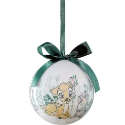 Boule de Noël Disney Bambi blanche et verte-Gifi Hot