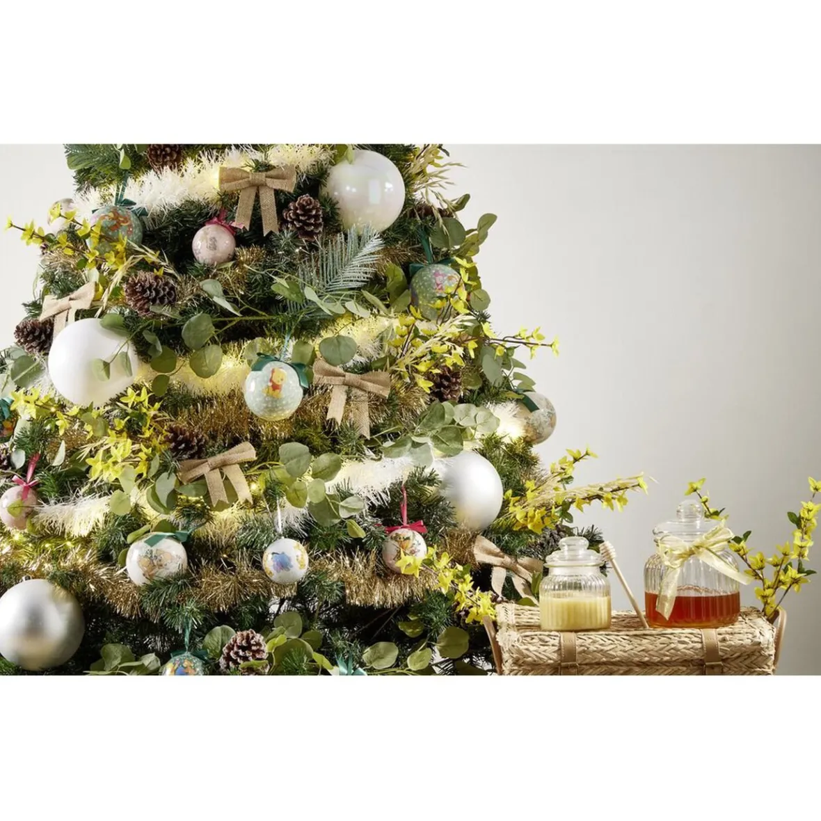 Boule de Noël Disney Bambi blanche et verte-Gifi Hot