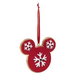 Boule de Noël Disney design Mickey rouge et blanc-Gifi