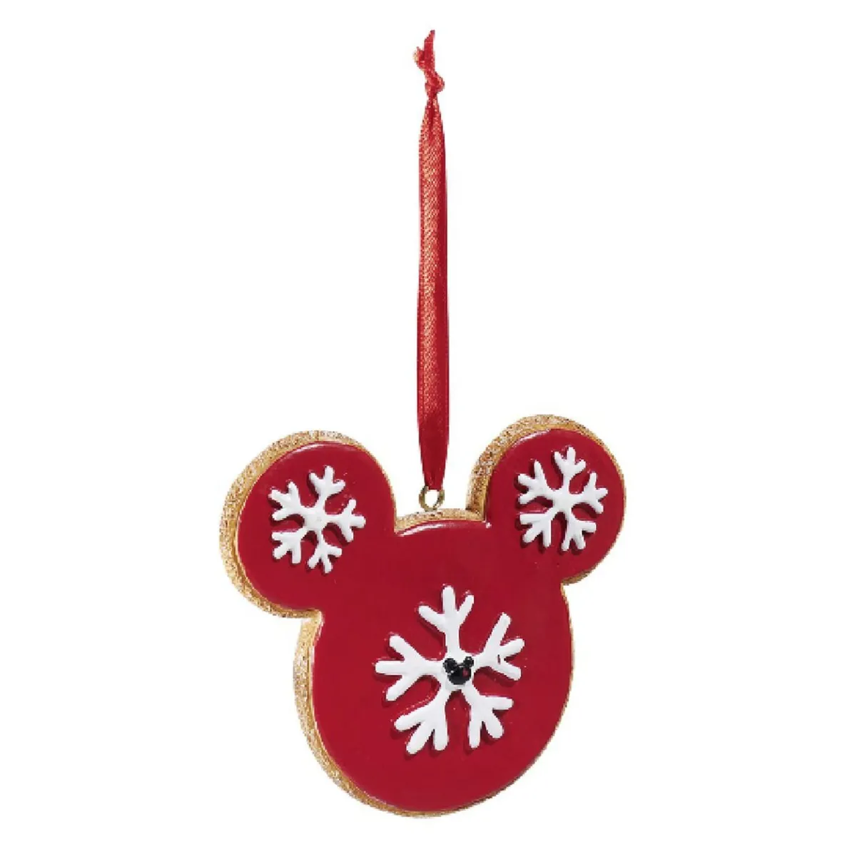 Boule de Noël Disney design Mickey rouge et blanc-Gifi