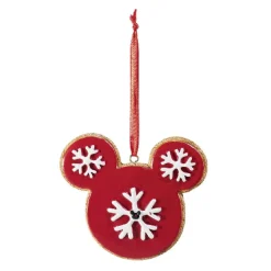 Boule de Noël Disney design Mickey rouge et blanc-Gifi