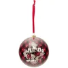 Boule de Noël Disney Minnie Mickey rouge et noire Ø10cm-Gifi Hot