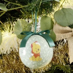 Boule de Noël Disney Winnie L'ourson vert Ø10cm-Gifi Best
