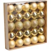 Boule de Noël doré Ø4cm x25-Gifi New