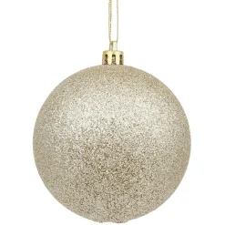 Boule de Noël dorée à paillettes Ø8 cm-Gifi Hot
