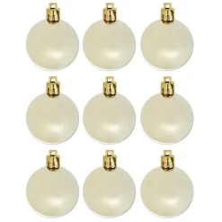 Boule de Noël dorée et blanche x25-Gifi Best