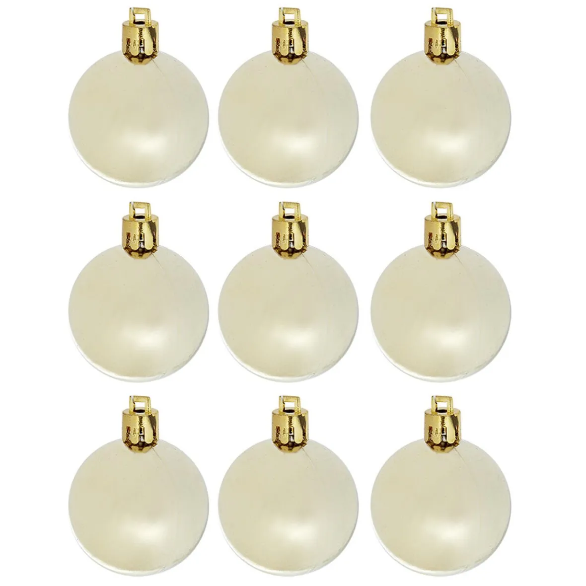 Boule de Noël dorée et blanche x25-Gifi Best