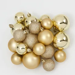 Boule de Noël dorée x20-Gifi Sale