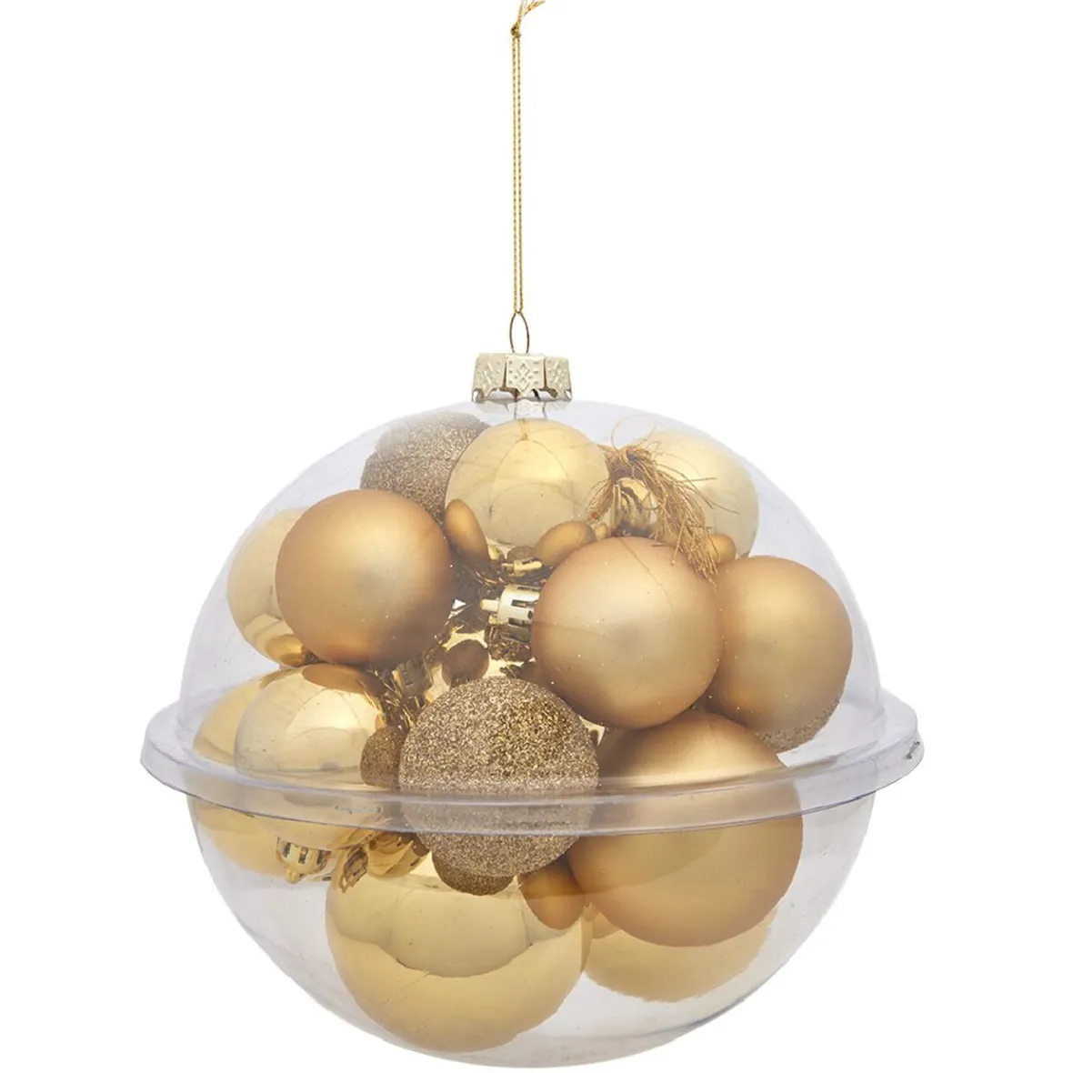 Boule de Noël dorée x20-Gifi Sale