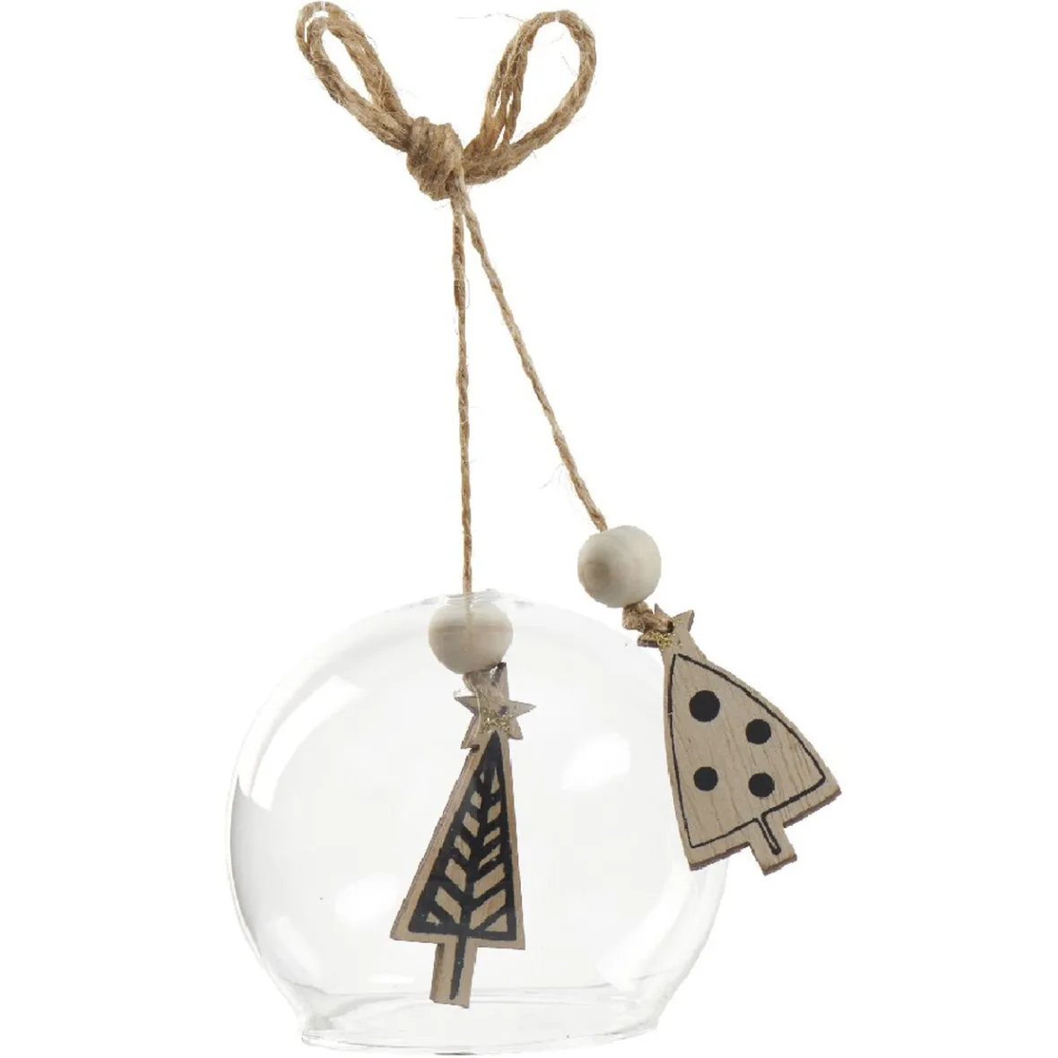 Boule de Noël détails sapins à suspendre-Gifi Online